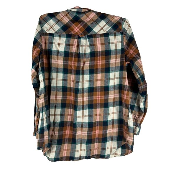 Sonoma XXL Plaid Button-Down Shirt For Men 100% Cotton Made In India - Picture 2 of 5